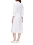 Back View - Click To Enlarge - JIL SANDER - Convertible button front shirt dress