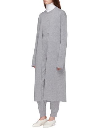 Front View - Click To Enlarge - JIL SANDER - Cashmere open cardigan