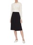 Figure View - Click To Enlarge - JIL SANDER - Button cuff wool knit top