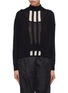 Main View - Click To Enlarge - Y-3 - 3-Stripes layered wool sweater