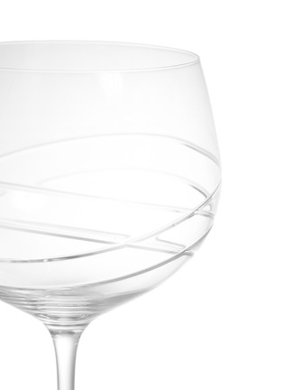 Detail View - Click To Enlarge - LSA - Balloon gin glass set – Wave Cut