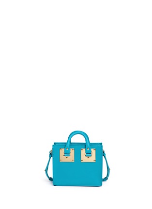 Back View - Click To Enlarge - SOPHIE HULME - 'Albion Box' leather tote
