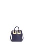 Back View - Click To Enlarge - SOPHIE HULME - 'NS Holmes' small leather north south crossbody bag
