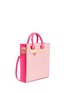 Front View - Click To Enlarge - SOPHIE HULME - 'Albion Mini' colourblock leather tote