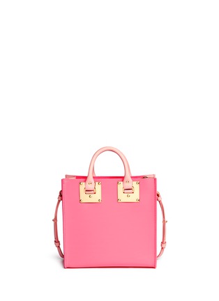 Back View - Click To Enlarge - SOPHIE HULME - 'Albion Square' colourblock leather tote
