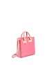 Front View - Click To Enlarge - SOPHIE HULME - 'Albion Square' colourblock leather tote