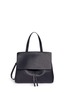 Main View - Click To Enlarge - MANSUR GAVRIEL - 'Lady' large contrast metallic lining leather bag
