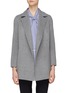 Main View - Click To Enlarge - THEORY - 'Clairene' open front wool-cashmere melton coat