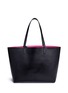 Back View - Click To Enlarge - MANSUR GAVRIEL - Large leather tote with contrast lining
