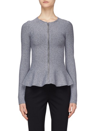 Main View - Click To Enlarge - THEORY - Marled peplum jacket