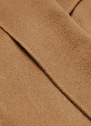  - THEORY - Belted wool-cashmere melton poncho