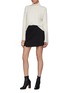 Figure View - Click To Enlarge - THEORY - Bell sleeve cashmere cable knit turtleneck sweater