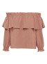 Main View - Click To Enlarge - TOPSHOP - Stripe ruffle off-shoulder top