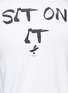 Detail View - Click To Enlarge - PS PAUL SMITH - 'Sit On it' print T-shirt