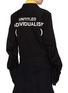 Back View - Click To Enlarge - GROUND ZERO - Slogan print extra long sleeve denim jacket