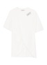 Main View - Click To Enlarge - GROUND ZERO - 'Defect' graffiti print asymmetric drape distressed unisex T-shirt