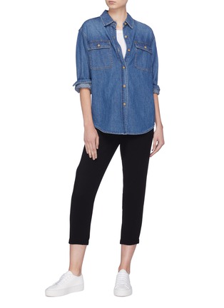 Figure View - Click To Enlarge - VINCE - Chest pocket denim shirt