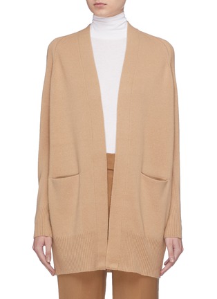 Main View - Click To Enlarge - VINCE - Raglan sleeve cashmere open cardigan