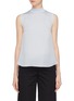 Main View - Click To Enlarge - VINCE - Tie back overlay silk georgette sleeveless top
