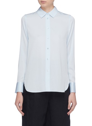 Main View - Click To Enlarge - VINCE - Silk crepe shirt