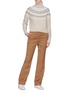 Figure View - Click To Enlarge - VINCE - Fair Isle intarsia yoke wool-cashmere turtleneck sweater