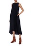Figure View - Click To Enlarge - VINCE - Pleated sleeveless dress