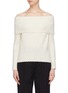 Main View - Click To Enlarge - VINCE - Foldover off-shoulder sweater