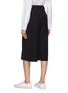 Back View - Click To Enlarge - VINCE - Belted button cuff culottes