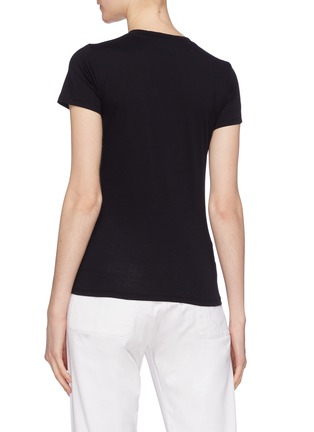 Back View - Click To Enlarge - VINCE - Slim fit Pima cotton T-shirt