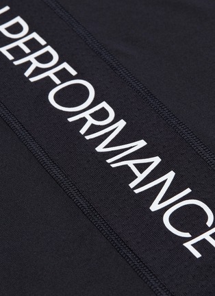  - CALVIN KLEIN PERFORMANCE - Logo print mesh panel performance T-shirt