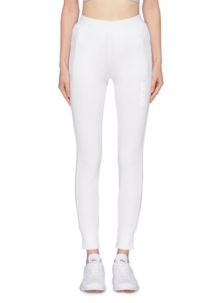 Main View - Click To Enlarge - CALVIN KLEIN PERFORMANCE - Logo print tapered sweatpants