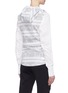 Back View - Click To Enlarge - CALVIN KLEIN PERFORMANCE - Stripe star print water-repellent windbreaker jacket
