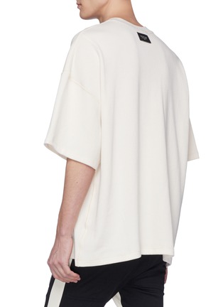 Back View - Click To Enlarge - FEAR OF GOD - Inside out oversized T-shirt