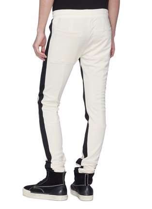 Back View - Click To Enlarge - FEAR OF GOD - Stripe trim skinny track pants
