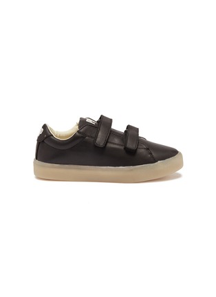 Main View - Click To Enlarge - POP SHOES - 'St Laurent' LED midsole leather kids sneakers