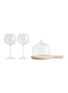 Main View - Click To Enlarge - LSA - Gift wine and cheese set