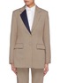 Main View - Click To Enlarge - KIMHĒKIM - Contrast lapel houndstooth blazer