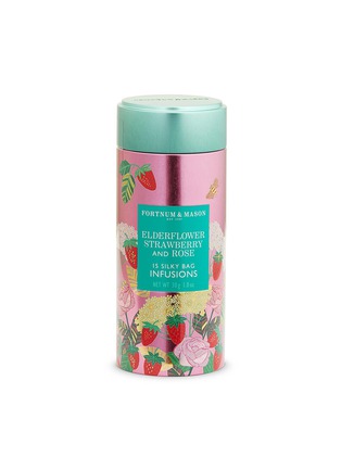 Main View - Click To Enlarge - FORTNUM & MASON - Elderflower, Strawberry & Rose infusion silky tea bags