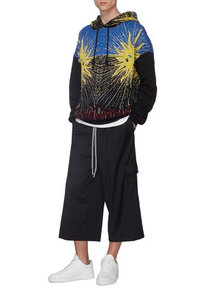  - ANGEL CHEN - Sun graphic jacquard hoodie