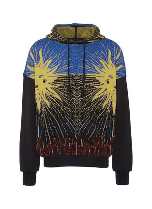 Main View - Click To Enlarge - ANGEL CHEN - Sun graphic jacquard hoodie
