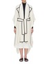 Main View - Click To Enlarge - ROSETTA GETTY - Scarf panel cape coat