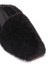 Detail View - Click To Enlarge - TIBI - 'Cecil' shearling loafer slides