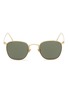 Main View - Click To Enlarge - LINDA FARROW - Metal square sunglasses