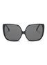 Main View - Click To Enlarge - LINDA FARROW - Oversized acetate square sunglasses