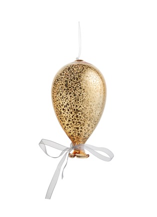 Main View - Click To Enlarge - SHISHI - Hot air balloon glass Christmas ornament – Antique Gold