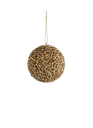 Main View - Click To Enlarge - SHISHI - Bead glitter berry ball medium Christmas ornament — Gold