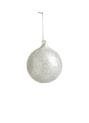 Main View - Click To Enlarge - SHISHI - Glitter iced ball medium Christmas ornament