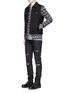 Figure View - Click To Enlarge - SAINT LAURENT - Distressed skinny jeans