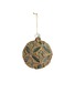 Main View - Click To Enlarge - SHISHI - Glitter floral glass small Christmas ornament