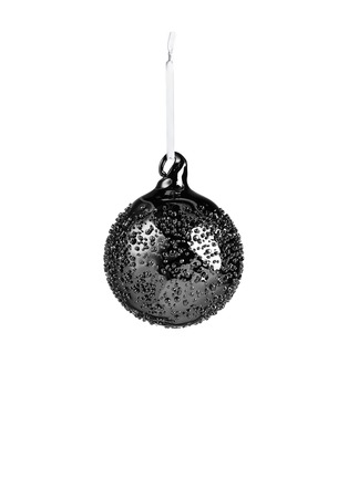 Main View - Click To Enlarge - SHISHI - Sanded ball small Christmas ornament — Silver
